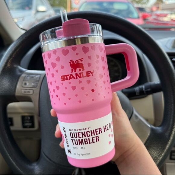 Stanley 20 oz Valentines Day 2025 Sweet Hearts Tumbler with Handle - Picture 1 of 6